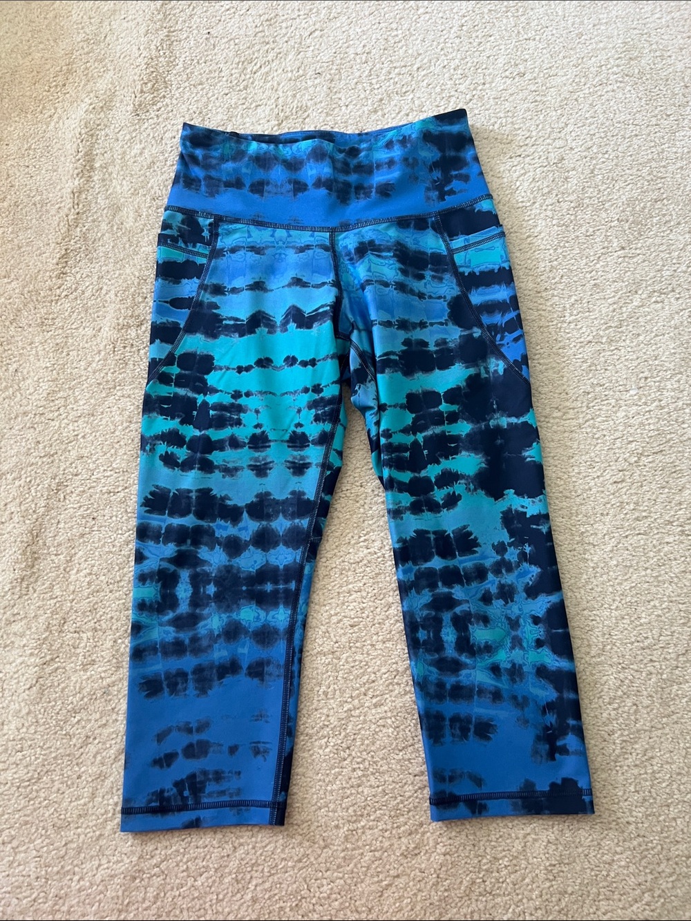 Old Navy Blue Tie-Dye Leggings